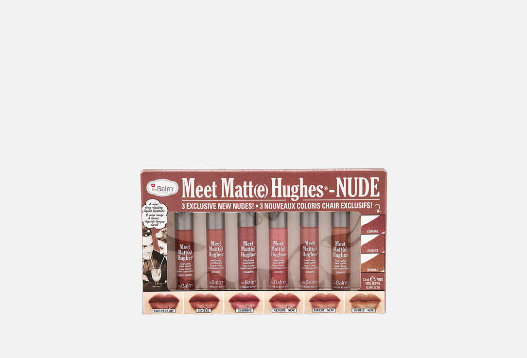 The Balm Mini Liquid Lipstick set Meet Matte Hughes
