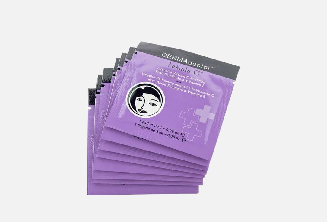 dermadoctor Exfoliating Face Pads Kakadu C Vitamin C with Ferulic Acid & Vitamin E Pads