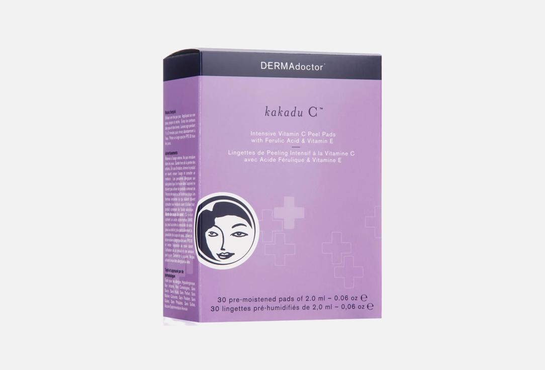 dermadoctor Exfoliating Face Pads Kakadu C Vitamin C with Ferulic Acid & Vitamin E Pads