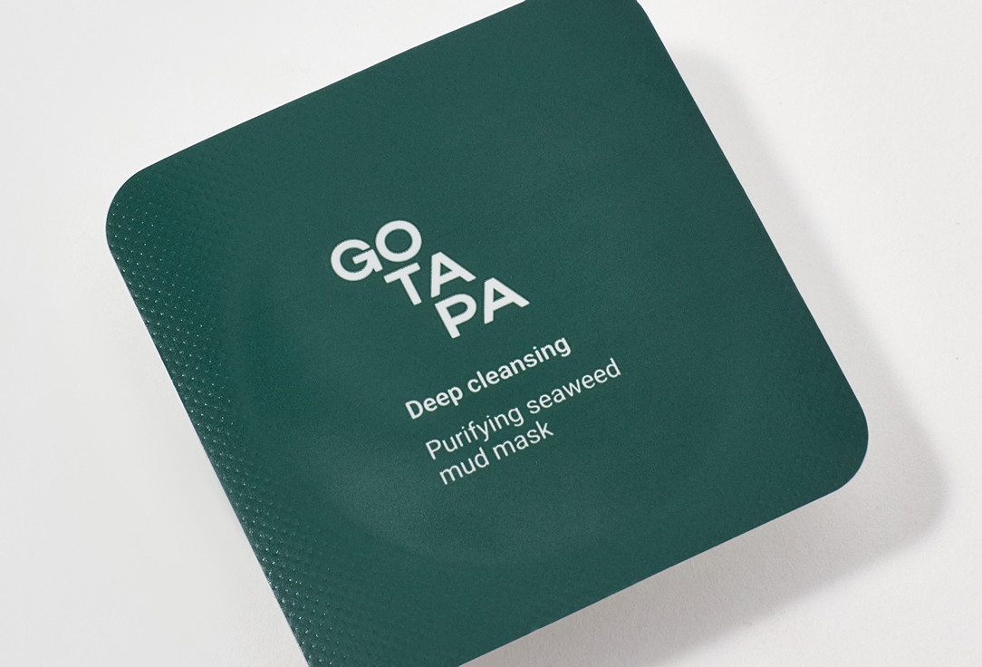 Go Tapa Clay mask with seaweed extract Purifying seaweed mud mask