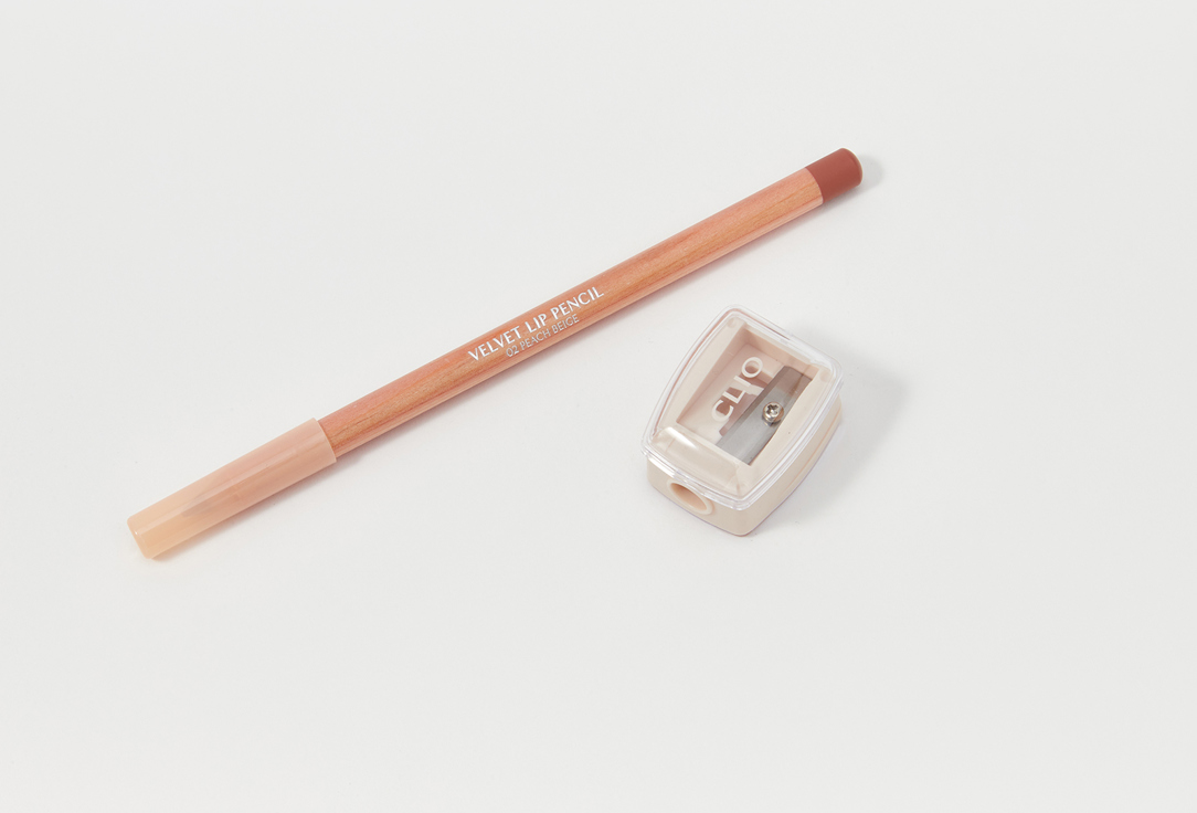 Clio Velvet Lip Pencil Velvet 02, Peach beige 1.45 g Clio Velvet Lip Pencil Velvet