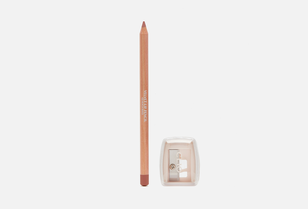 Clio Velvet Lip Pencil Velvet 02, Peach beige 1.45 g Clio Velvet Lip Pencil Velvet