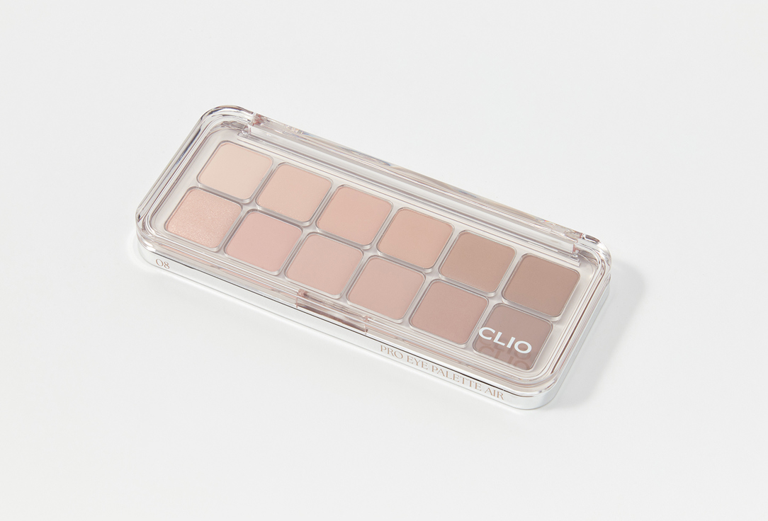 Clio Eye Shadow Palette AIR 08, Latte Senior 7.2 g Clio Eye Shadow Palette AIR