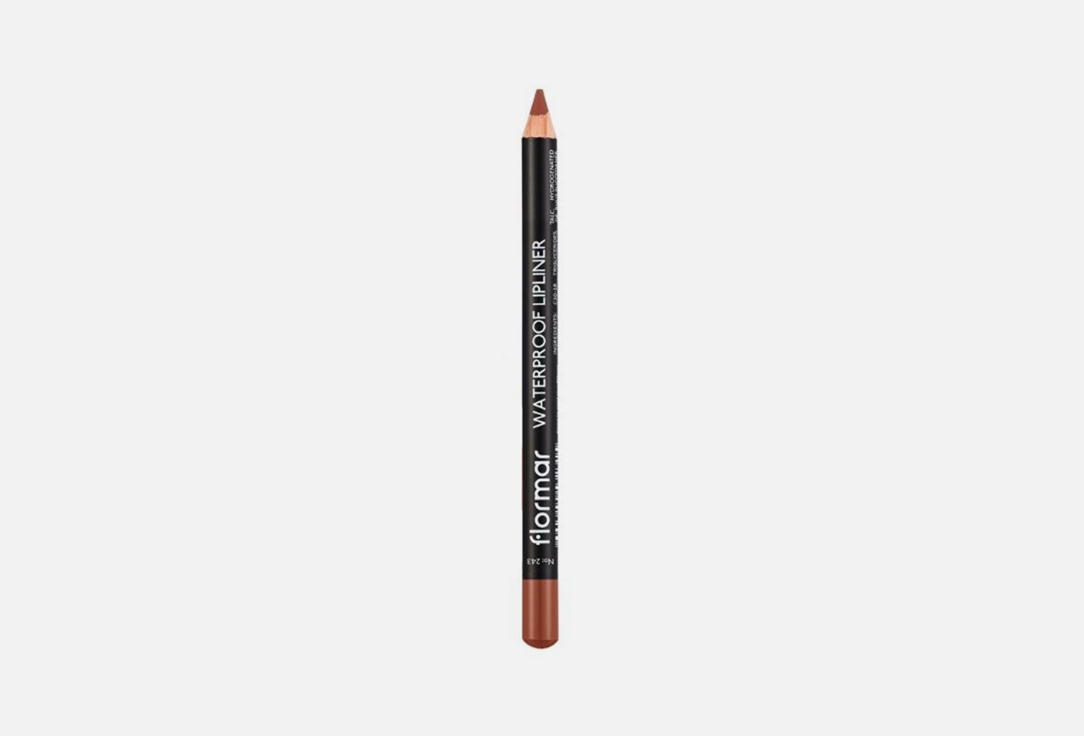 Flormar Lipliner Waterproof 243, Hot cocoa 1.14 g Flormar Lipliner Waterproof