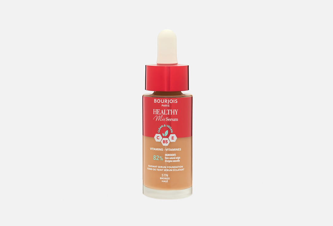 Bourjois Serum Foundation Healthy Mix 57N, Bronze 30 ml Bourjois Serum Foundation Healthy Mix