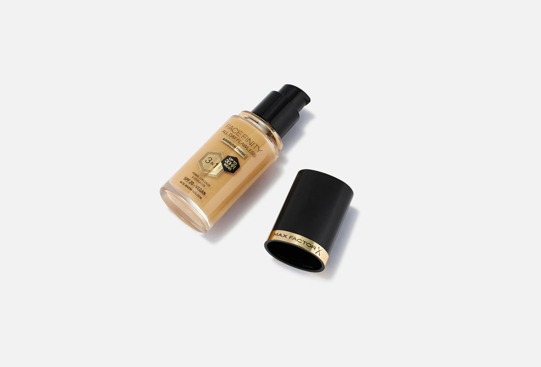 Max Factor matte Foundation SPF20 Facefinity All Day Flawless W76, Warm golden 30 ml Max Factor matte Foundation SPF20 Facefinity All Day Flawless