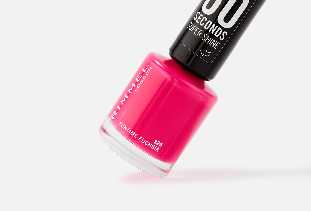 Rimmel Nail Polish 60 Seconds Super Shine Fun time fuchsia 8 ml Rimmel Nail Polish 60 Seconds Super Shine