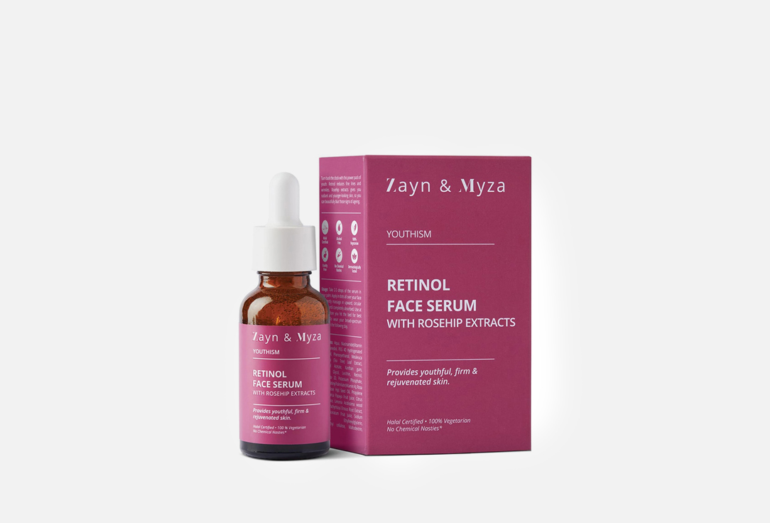 ZAYN & MYZA Face Serum With Retinol&Rosehip Extracts 30 ml ZAYN & MYZA Face Serum With Retinol&Rosehip Extracts
