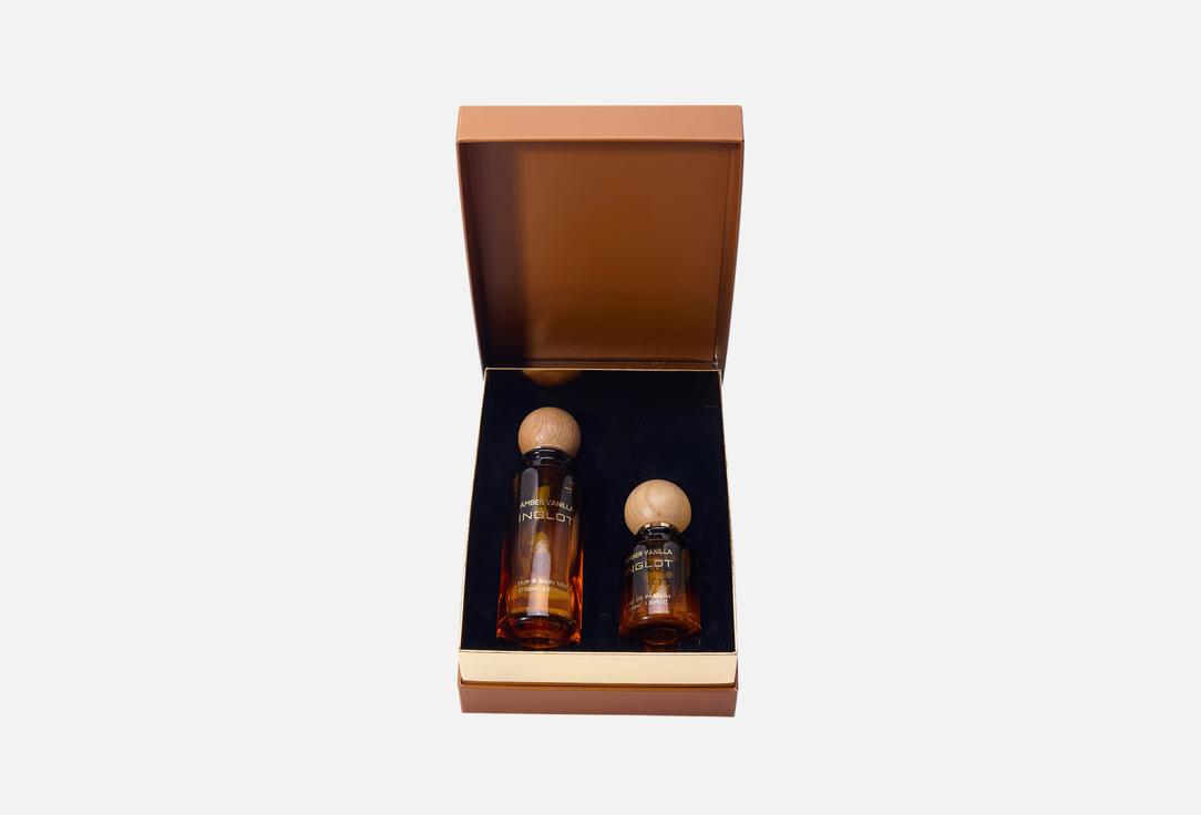 Inglot Eau de Parfum and Hair mist Set Amber gourmand fragrance