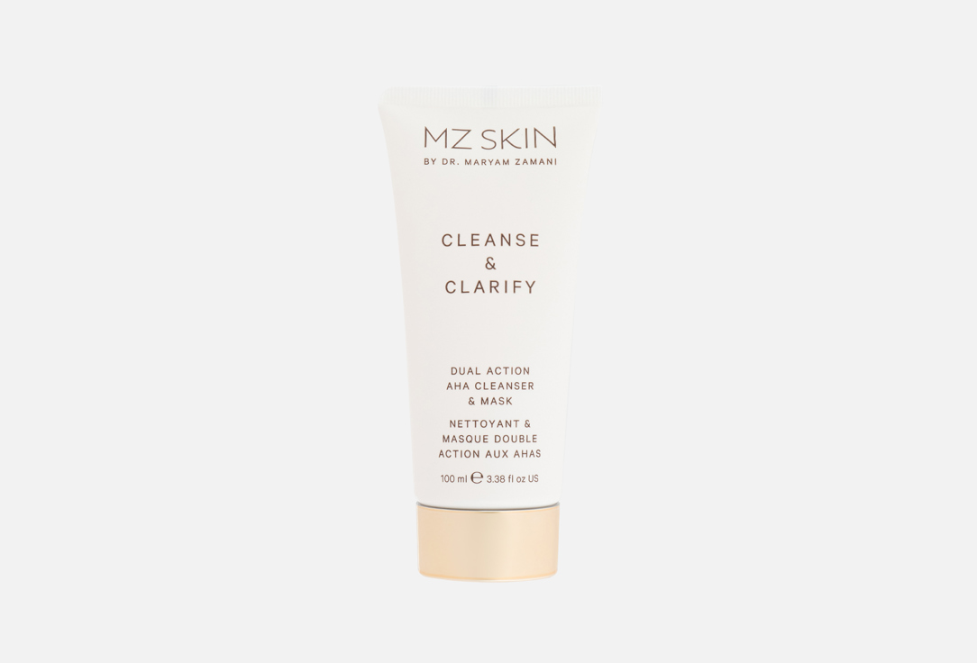 MZ SKIN Face Mask Cleanse & Clarify Dual Action AHA