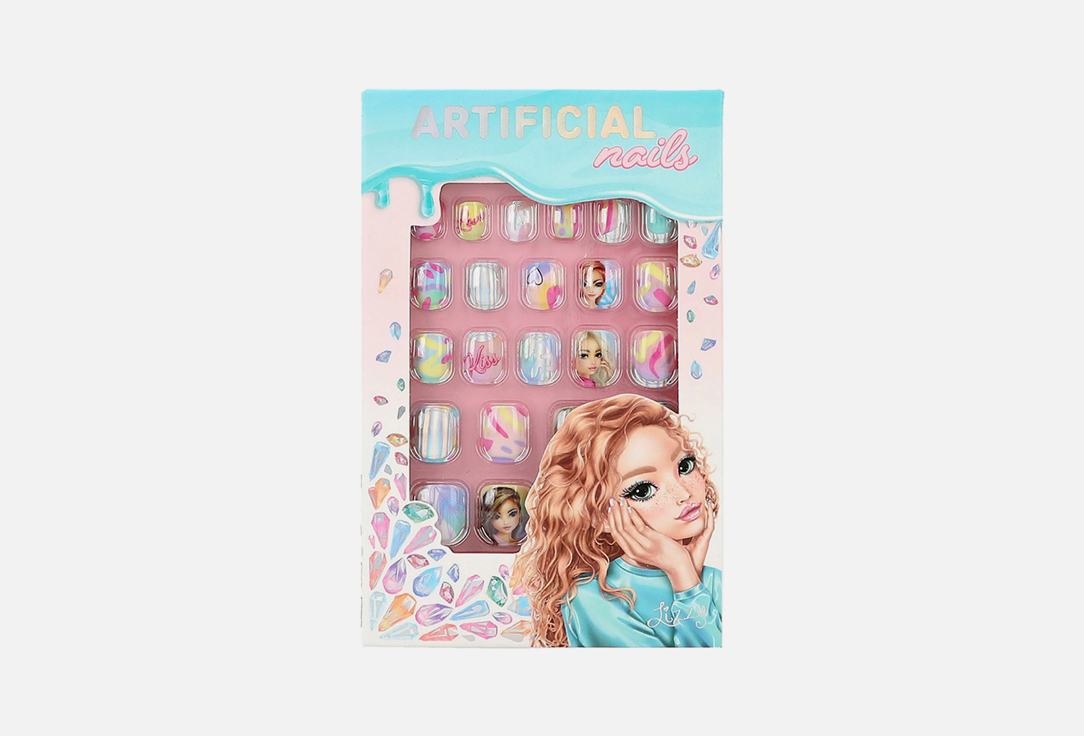 TopModel Artificial Nails Flat Beauty & Me 24 pcs TopModel Artificial Nails Flat Beauty & Me