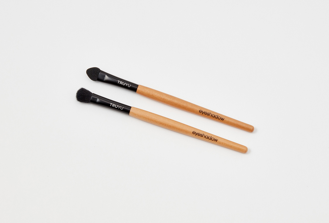 TRUYU Eyeshadow Sponge & Brush Set Eyeshadow Duo 2 pcs TRUYU Eyeshadow Sponge & Brush Set Eyeshadow Duo