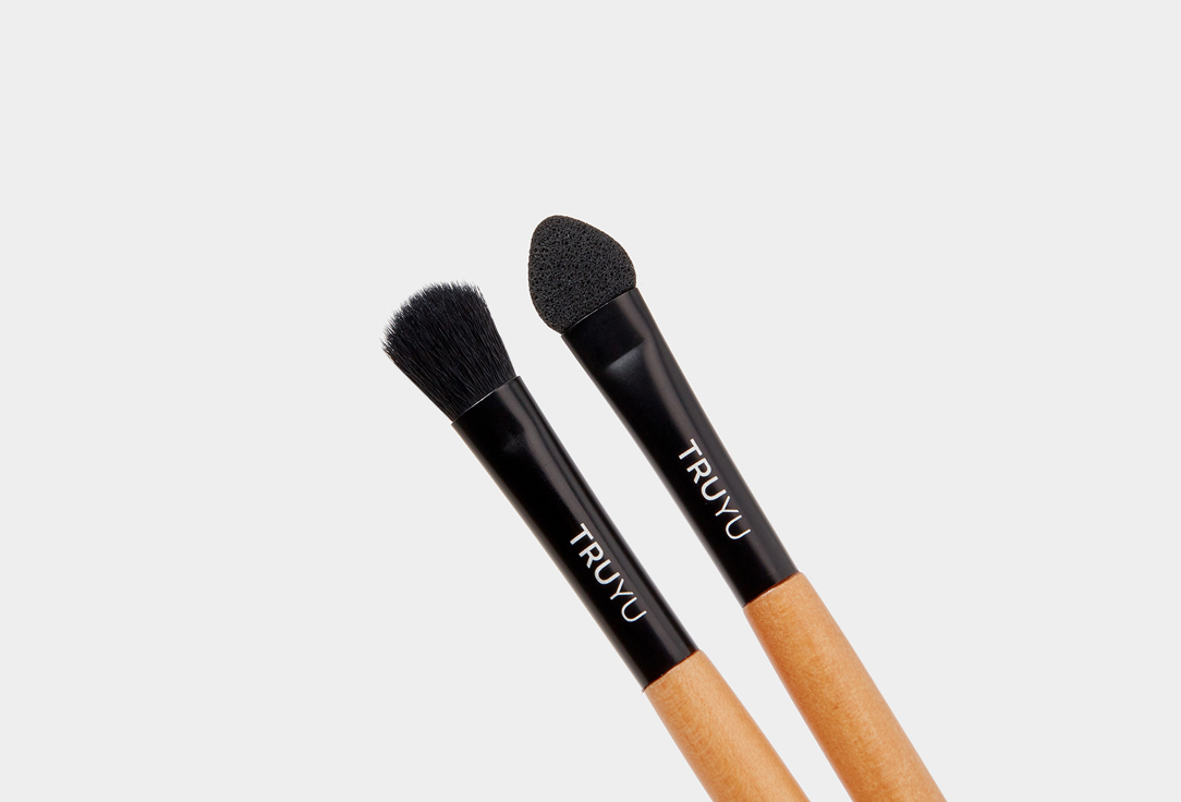 TRUYU Eyeshadow Sponge & Brush Set Eyeshadow Duo 2 pcs TRUYU Eyeshadow Sponge & Brush Set Eyeshadow Duo