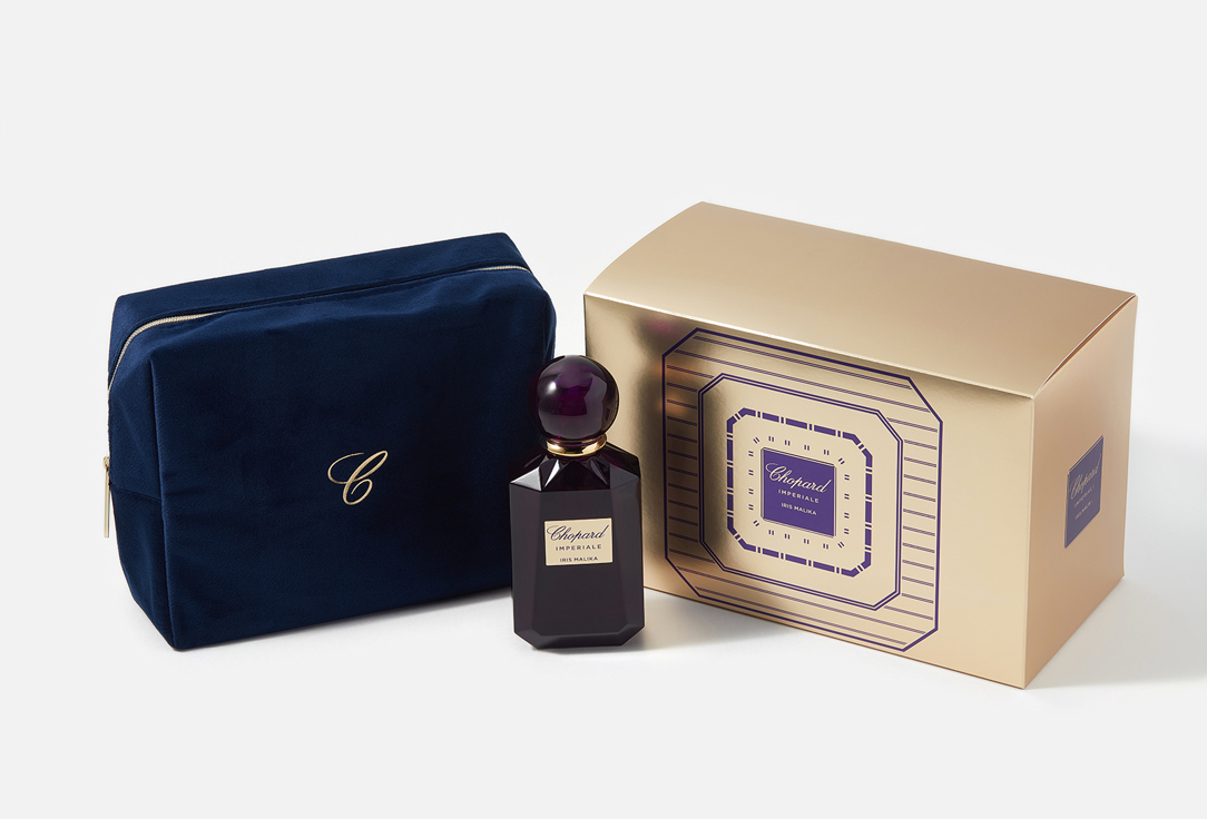 شوبارد طقم ماء عطر وحقيبة مستحضرات تجميل امبيريال إيريس مليكة 2 قطعة شوبارد طقم ماء عطر وحقيبة مستحضرات تجميل امبيريال إيريس مليكة