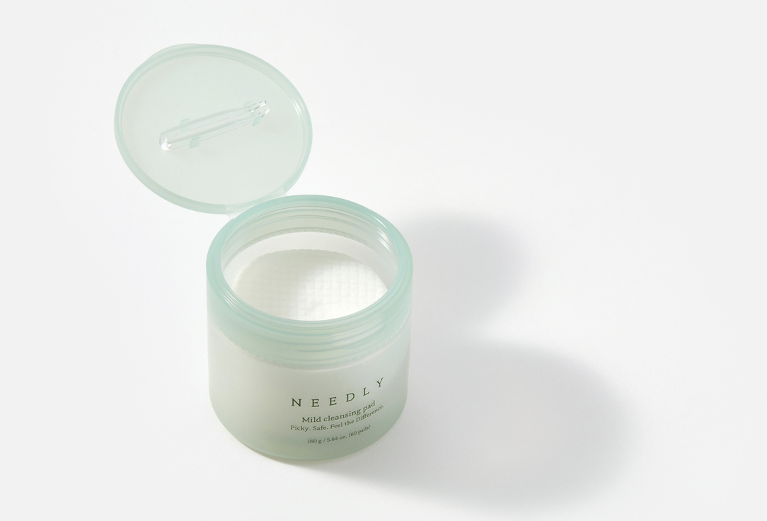 NEEDLY Face Pads Mild Cleansing Pad 60 pcs NEEDLY Face Pads Mild Cleansing Pad