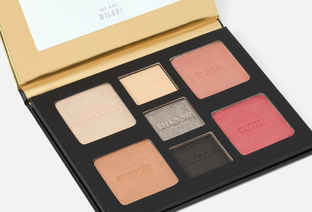 MILANI Eye, Cheek & Face Palette All Inclusive 130, Smokey 10.82 g MILANI Eye, Cheek & Face Palette All Inclusive