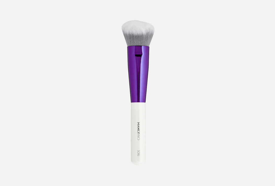 Manly PRO Paw-Shaped FlatFoundation & Blush Brush K106