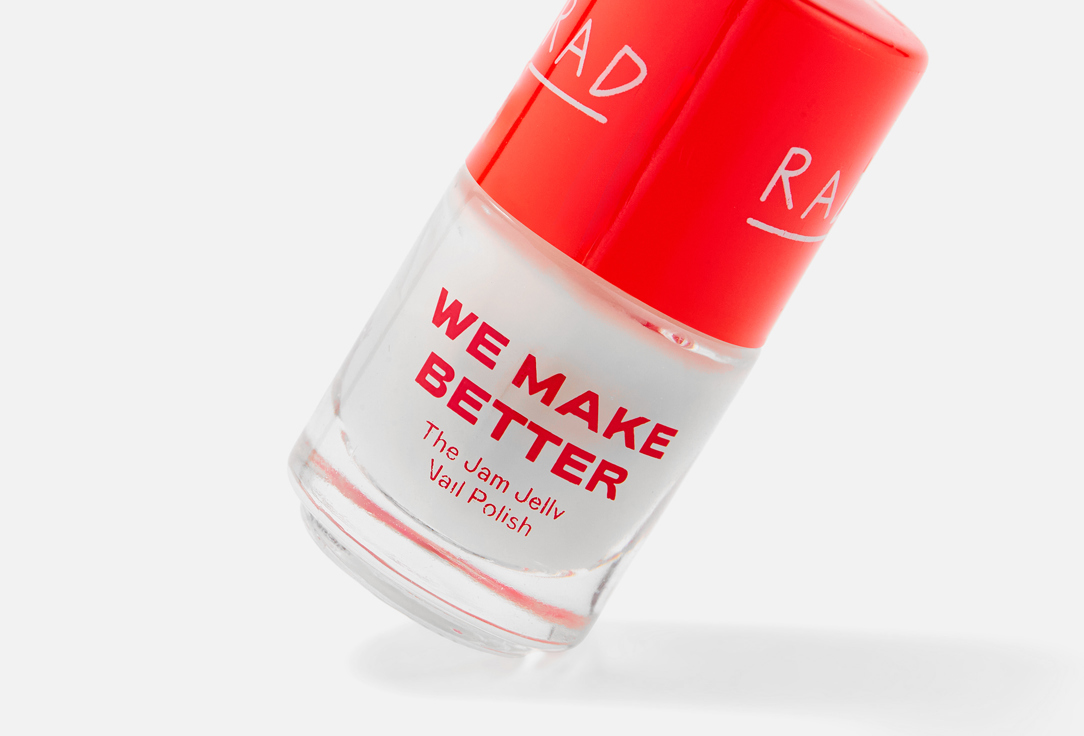 RAD Jelly finish nail polish We Make Better 003, Cool Grey 4 ml RAD Jelly finish nail polish We Make Better
