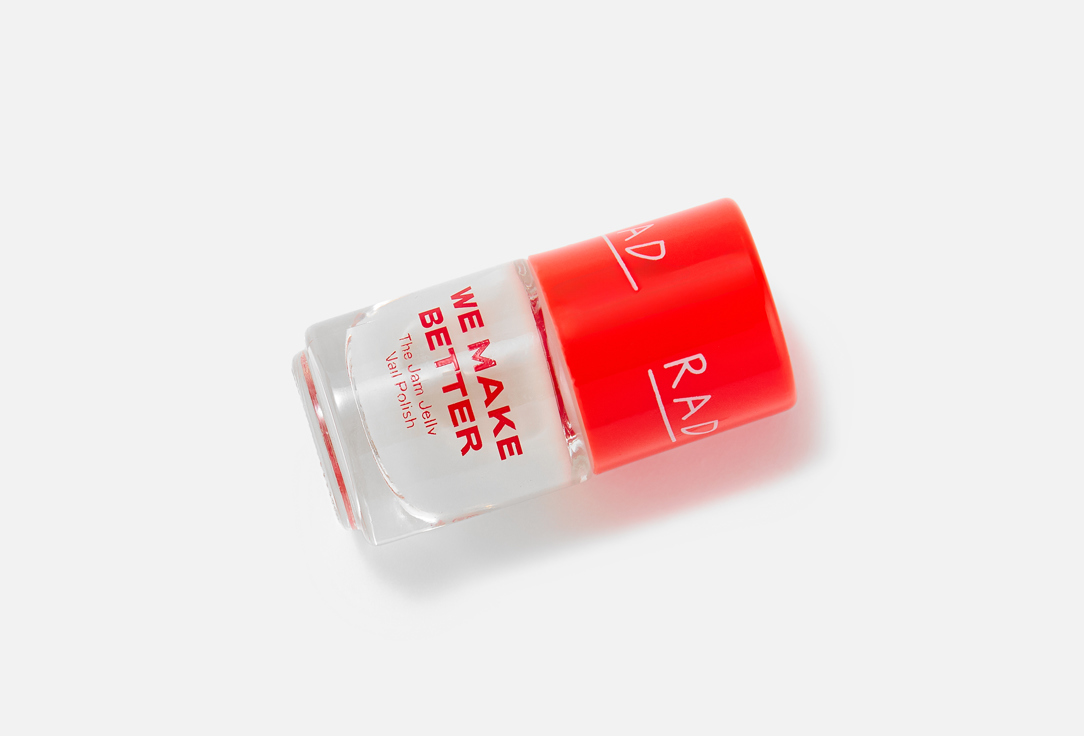 RAD Jelly finish nail polish We Make Better 003, Cool Grey 4 ml RAD Jelly finish nail polish We Make Better