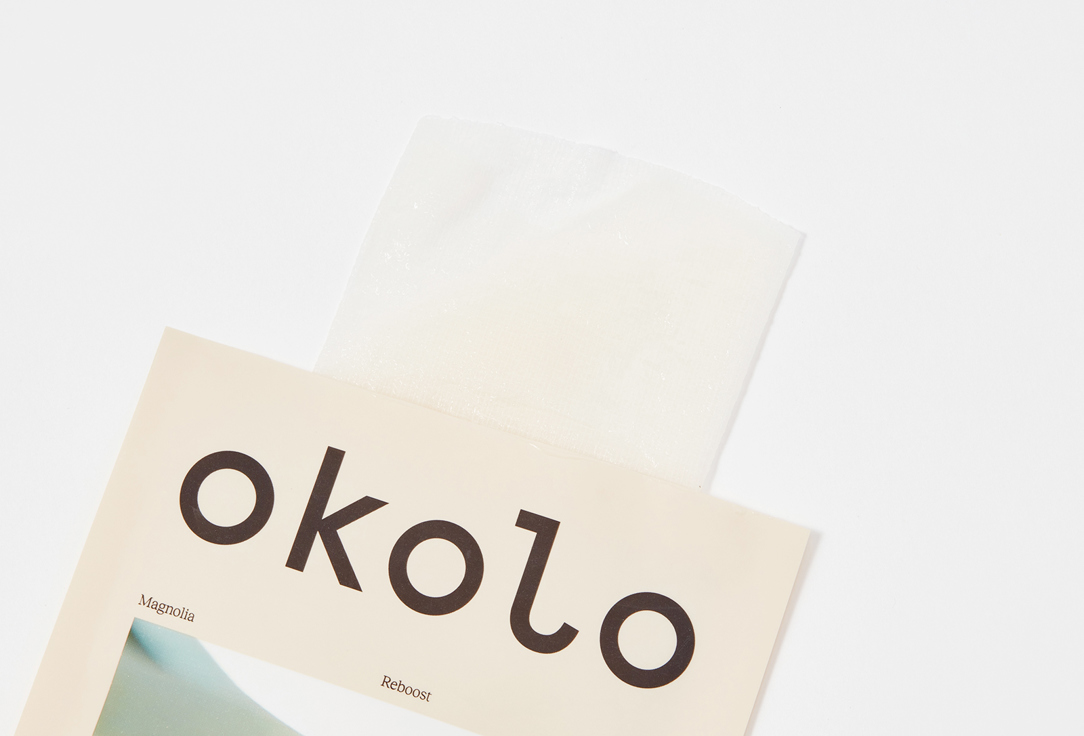 OKOLO Calming toning sheet mask Magnolia Reboost Mask 1 pcs OKOLO Calming toning sheet mask Magnolia Reboost Mask