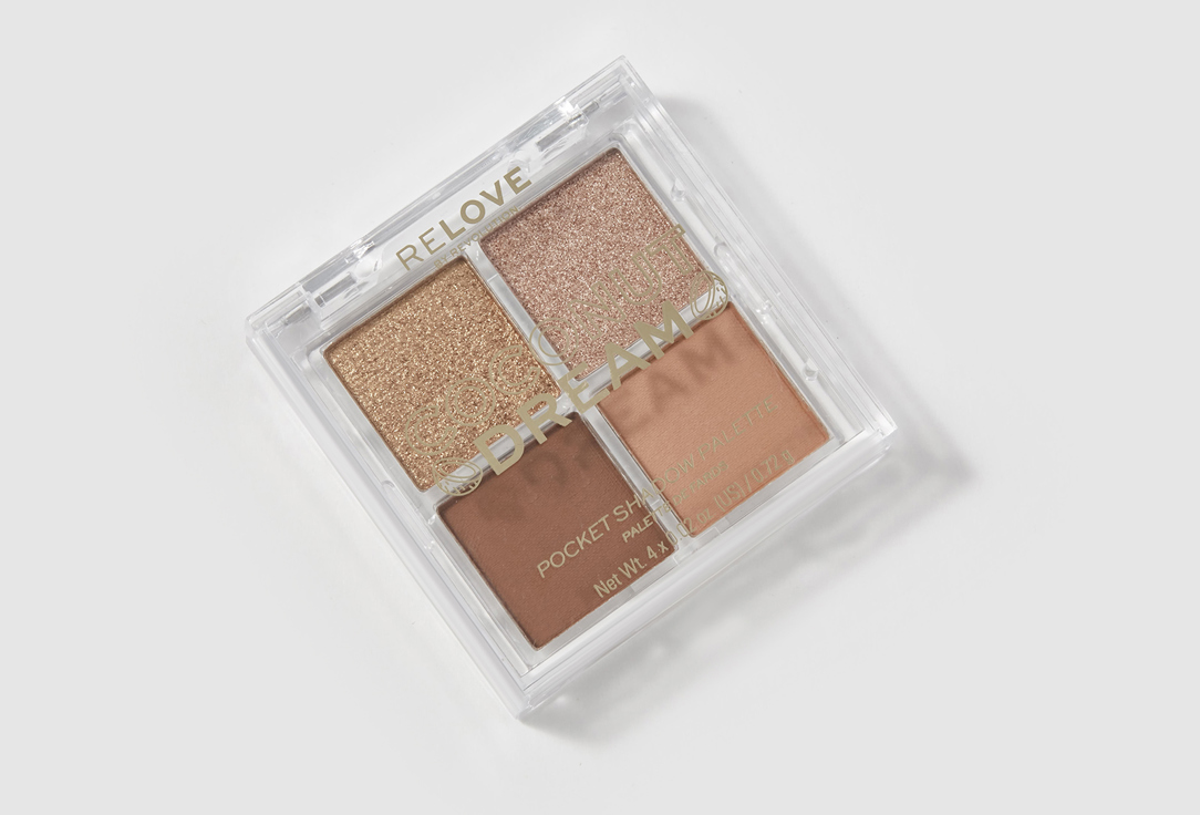 RELOVE REVOLUTION Палетка теней для век Pocket Palette