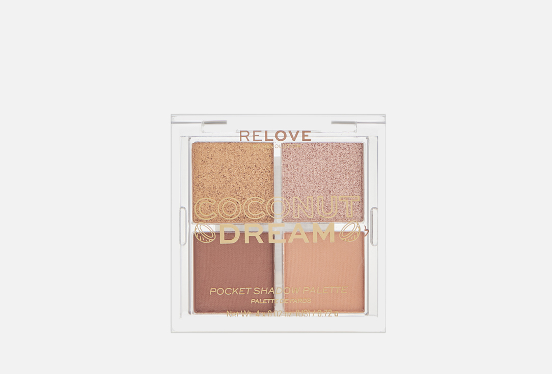 RELOVE REVOLUTION Палетка теней для век Pocket Palette