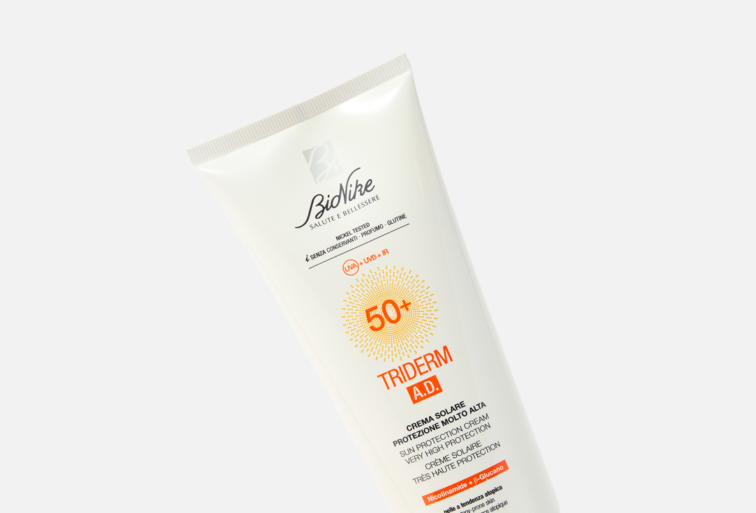 BioNike EMOLLIENT SUNSCREEN CREAM FOR ATOPIC SKIN SPF 50+ TRIDERM A.D. 200 ml BioNike EMOLLIENT SUNSCREEN CREAM FOR ATOPIC SKIN SPF 50+ TRIDERM A.D.