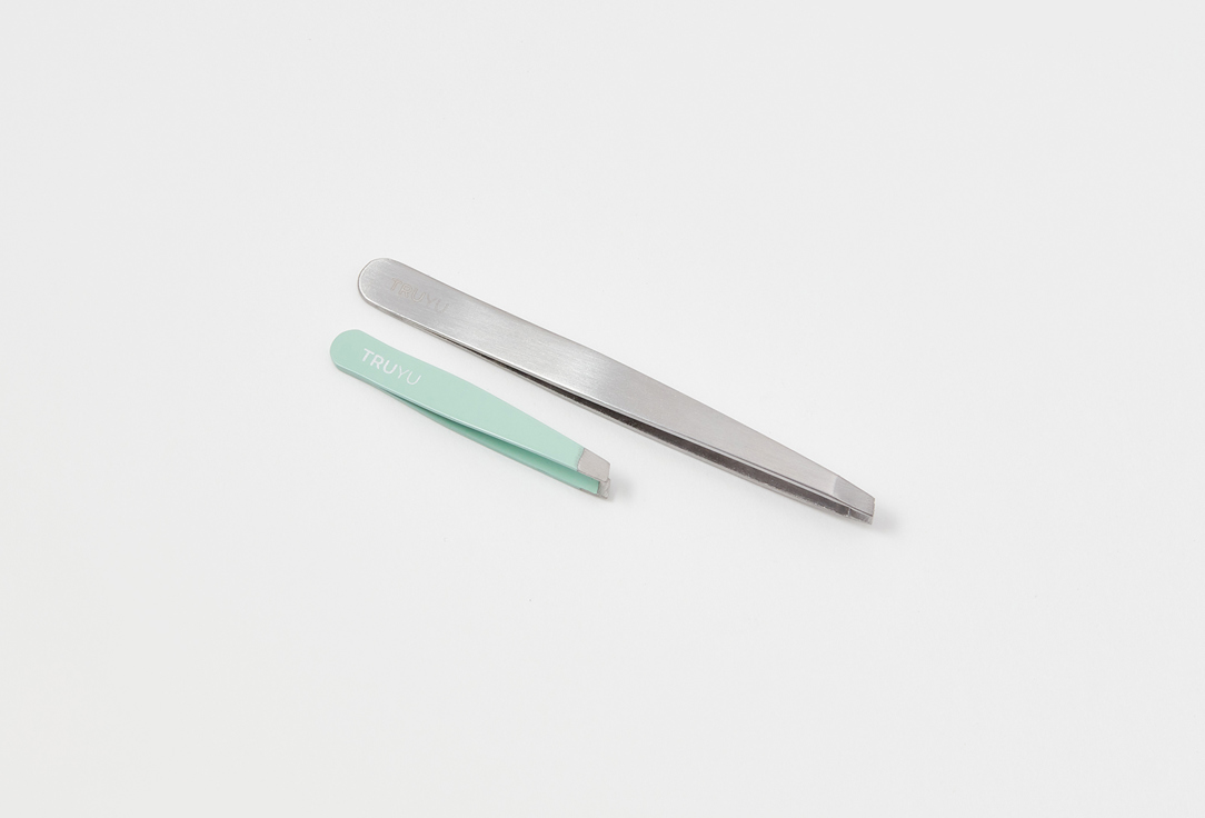 TRUYU Brow Tweezer Set Tweezer Kit 2 pcs TRUYU Brow Tweezer Set Tweezer Kit