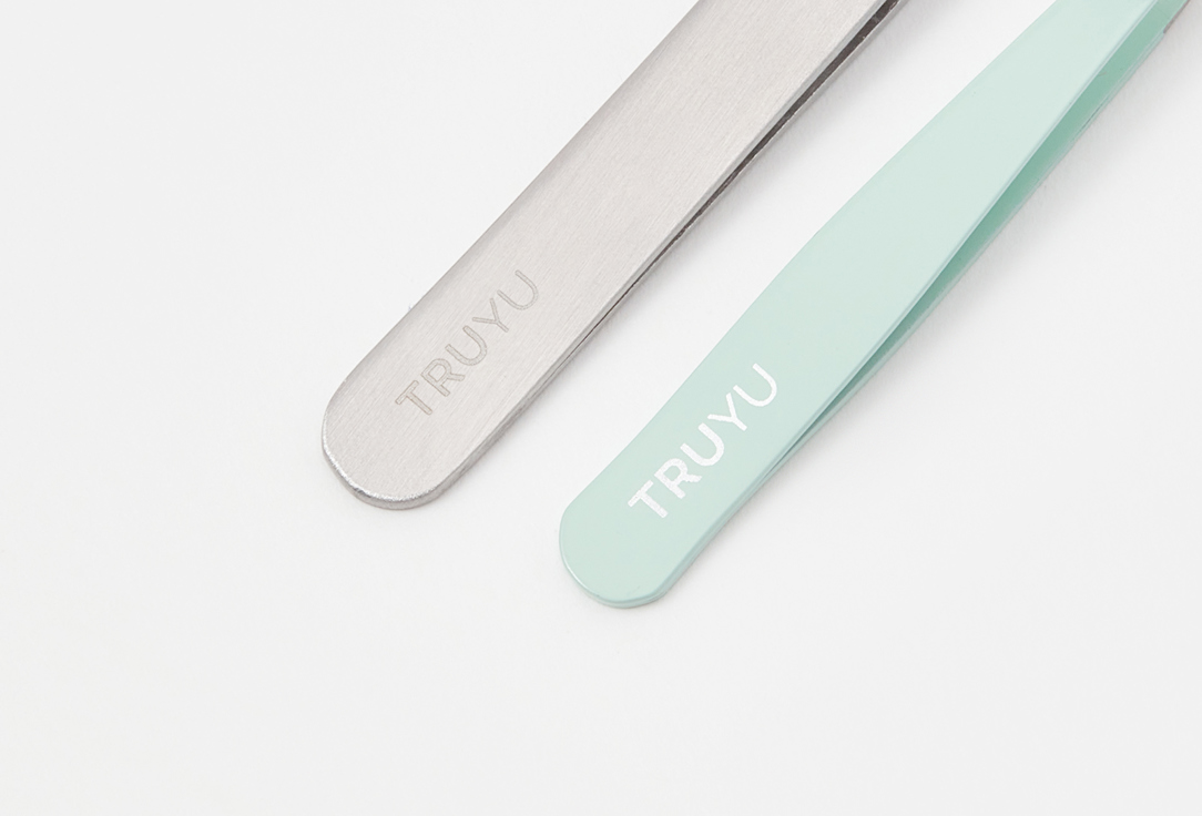 TRUYU Brow Tweezer Set Tweezer Kit 2 pcs TRUYU Brow Tweezer Set Tweezer Kit