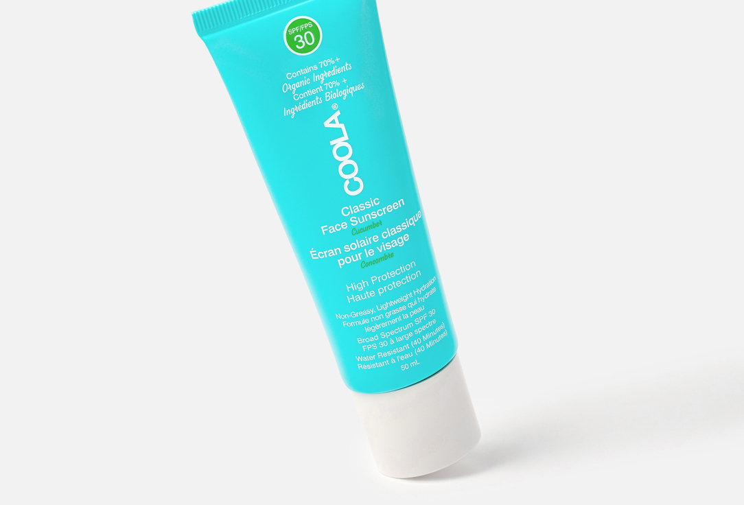 COOLA Face Lotion SPF30 Classic Sunscreen Cucumber
