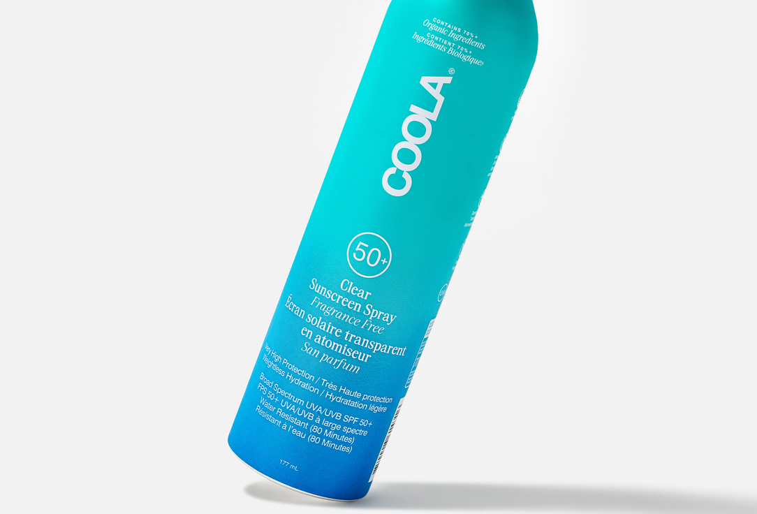 COOLA Body Spray SPF50 Classic Sunscreen Spray Unscented