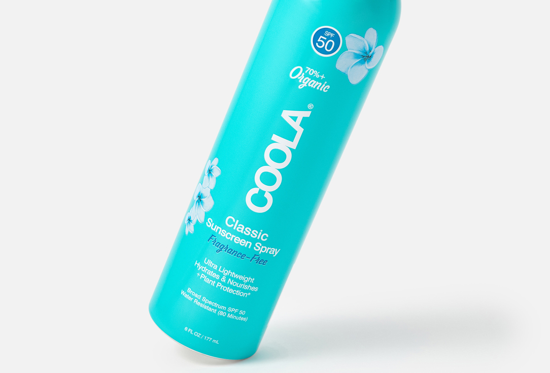 COOLA Body Spray SPF50 Classic Sunscreen Spray Unscented