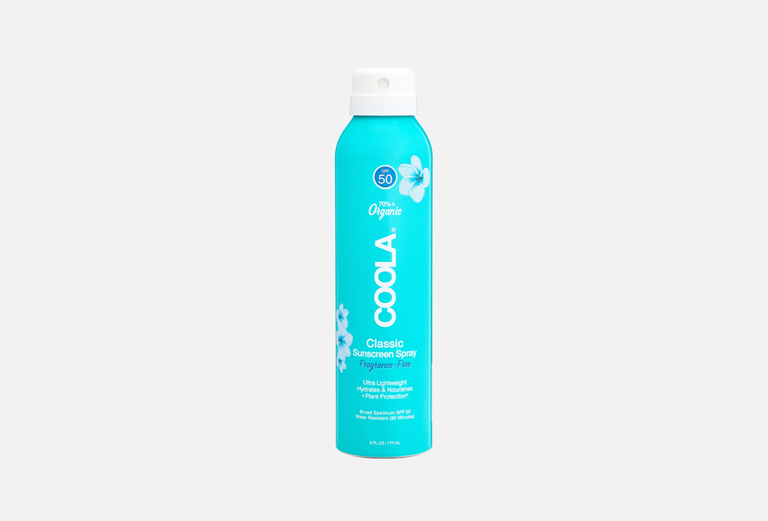 COOLA Body Spray SPF50 Classic Sunscreen Spray Unscented