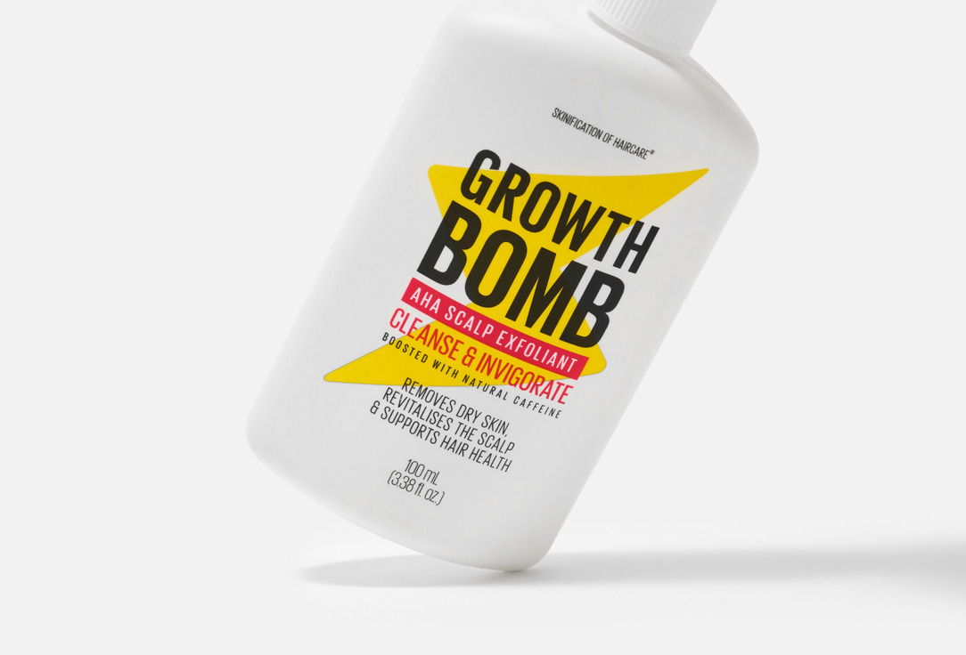 Growth Bomb Hair scalp aha exfoliant cleanse & invigorate 100 ml Growth Bomb Hair scalp aha exfoliant cleanse & invigorate