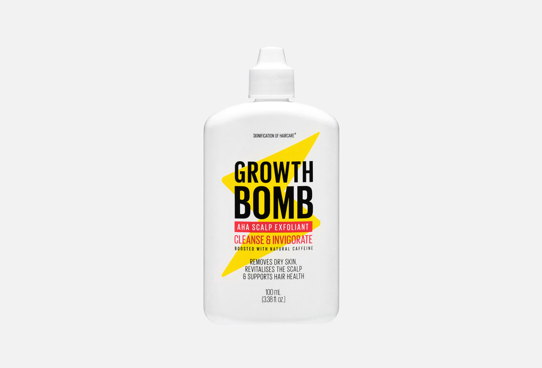 Growth Bomb Hair scalp aha exfoliant cleanse & invigorate 100 ml Growth Bomb Hair scalp aha exfoliant cleanse & invigorate