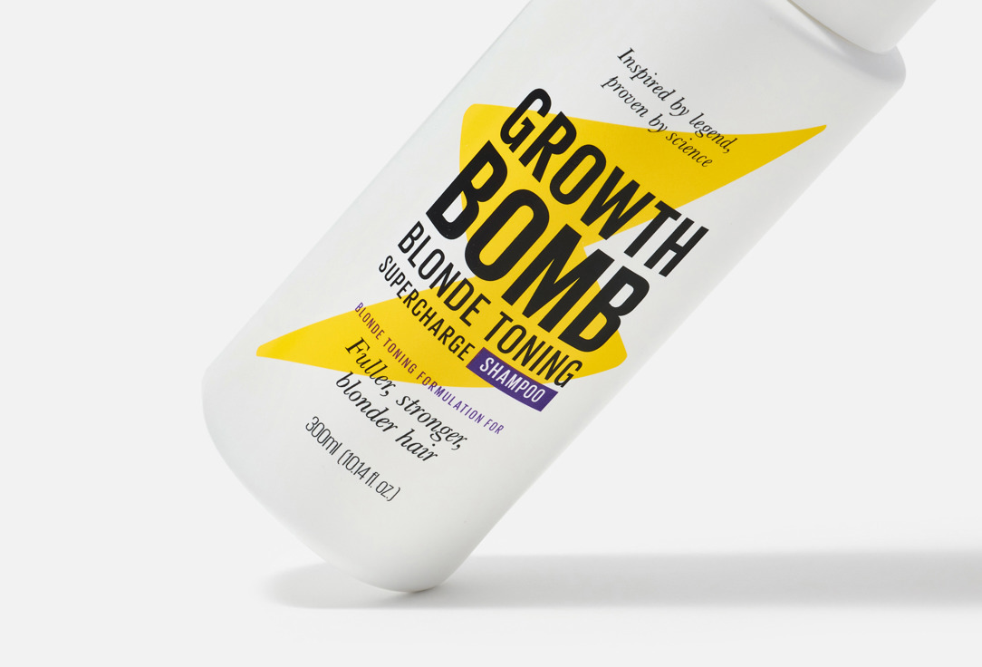 Growth Bomb Shampoo Blonde toning supercharge 300 ml Growth Bomb Shampoo Blonde toning supercharge