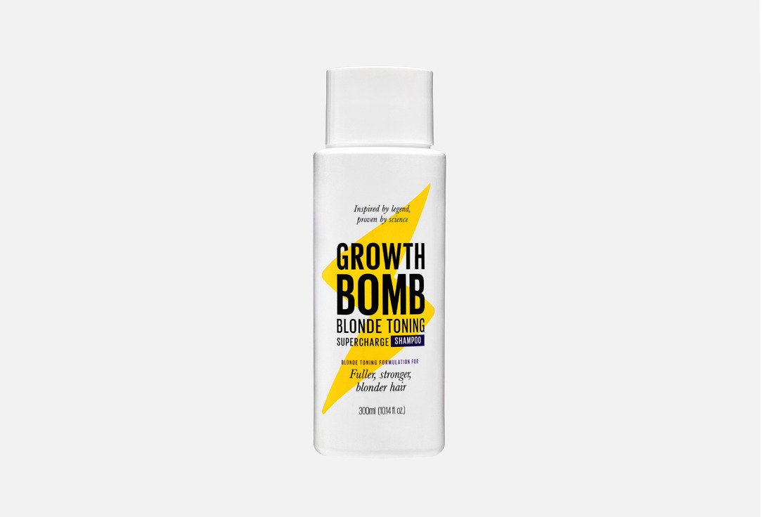 Growth Bomb Shampoo Blonde toning supercharge 300 ml Growth Bomb Shampoo Blonde toning supercharge