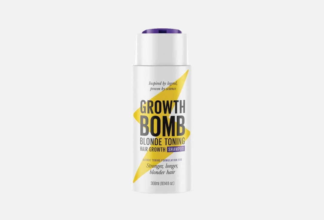 Growth Bomb Shampoo Blonde toning supercharge 300 ml Growth Bomb Shampoo Blonde toning supercharge
