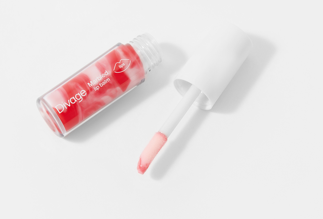 Divage lip balm Marbled 02, Cold pink 4 ml Divage lip balm Marbled