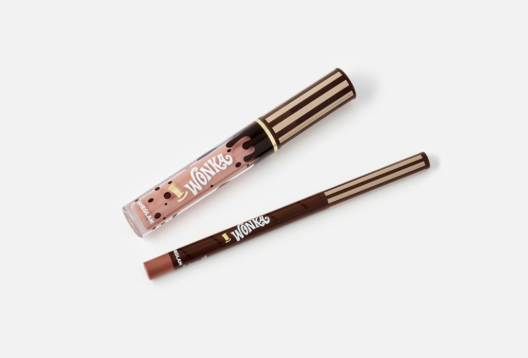 Sheglam lip gloss and liner Willy Wonka