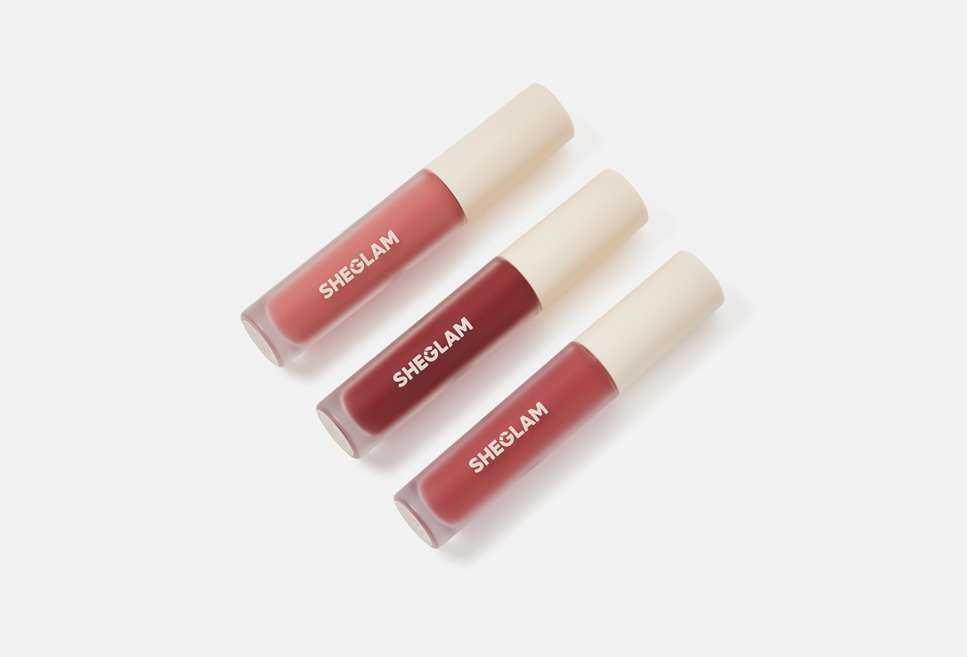 Sheglam Набор матовых жидких помад Allure Mini Private touch 3 шт Sheglam Набор матовых жидких помад Allure Mini