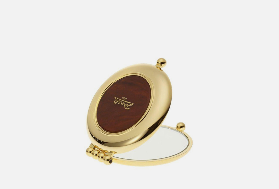 Janeke Decorative tabletop beauty mirror accessory Tortoise and Gold Table Mirror
