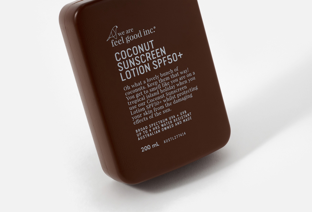 وي آر فيل جود إنك. لوشن واقي من الشمس SPF50+ كوكونت