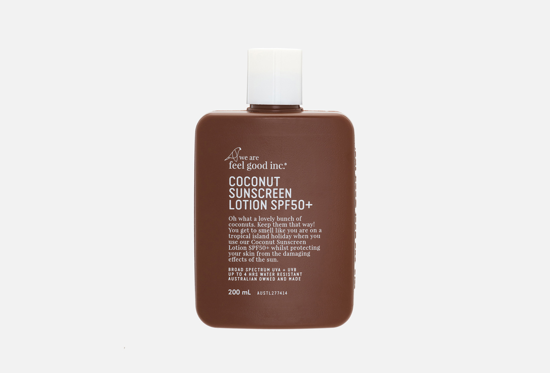 وي آر فيل جود إنك. لوشن واقي من الشمس SPF50+ كوكونت