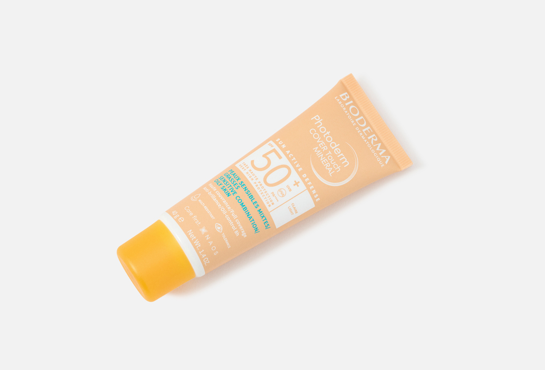 Bioderma Full coverage tinted Sunscreen SPF50+ Photoderm Cover Touch
