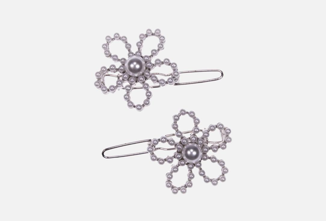 PARSA Hair Clips Dragonflies with Pearls Flower