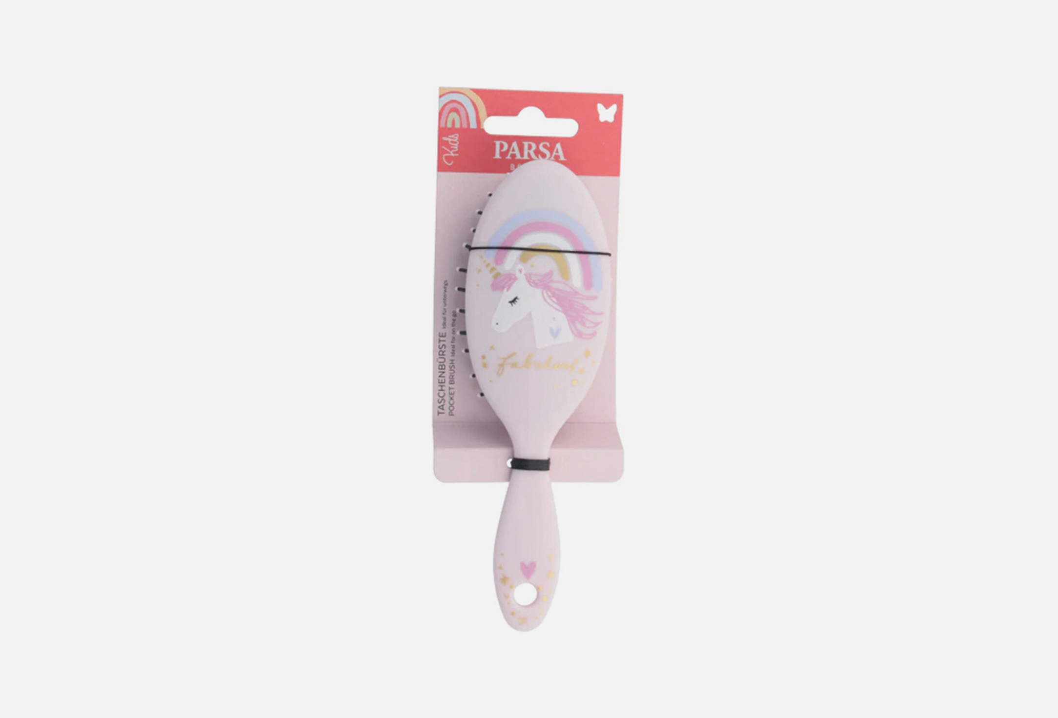 Unicorn & Rainbow Hairbrush 1