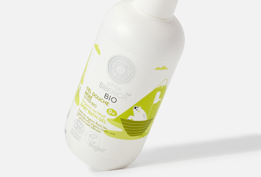 Natura Siberica Baby bath gel, Organic certified