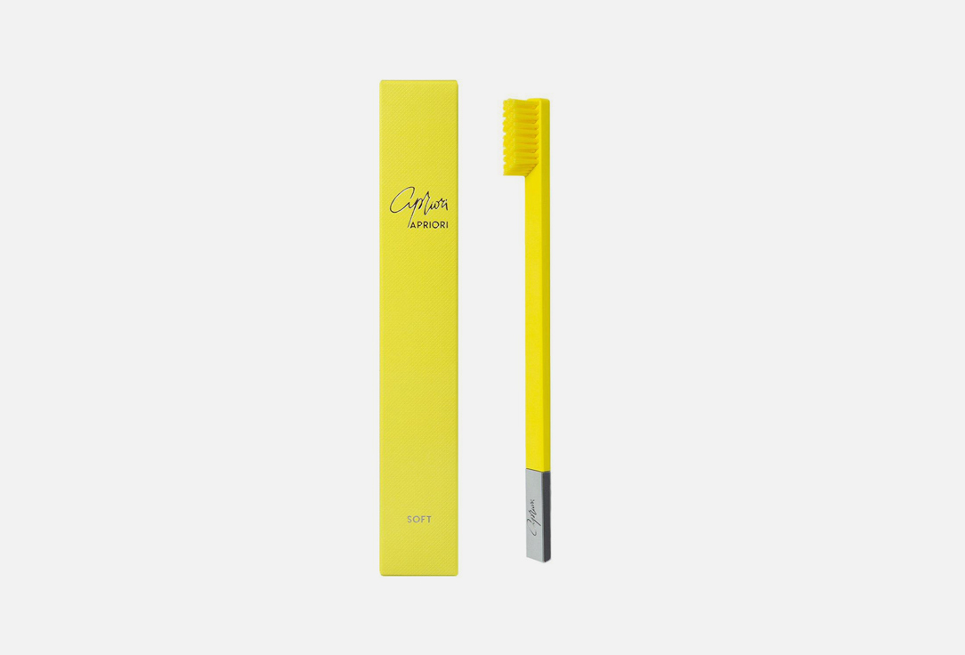 Apriori Soft Toothbrush Sunflower Yellow Silver