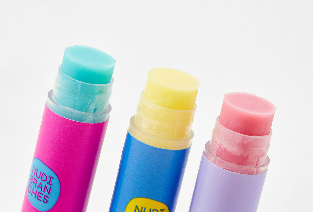 Nudibranches Hydrating Lip balm set mini rainbow